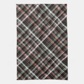 テクスチャクリスマスタータンチェック。 キッチンタオル (縦)