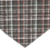 テクスチャクリスマスタータンチェック。 ショートテーブルランナー (コーナー)