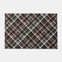 テクスチャクリスマスタータンチェック。 ドアマット