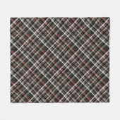 テクスチャクリスマスタータンチェック。 フリースブランケット (正面(横))