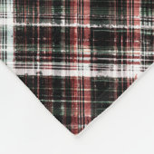 テクスチャクリスマスタータンチェック。 フリースブランケット (角)