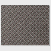 テクスチャクリスマスタータンチェック。 ラッピングペーパー (フラット)