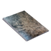 テクスチャグランジの割れ ノートブック (右側)