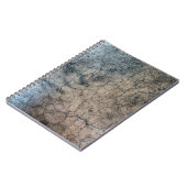 テクスチャグランジの割れ ノートブック (左側)