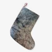 テクスチャグランジの破壊に亀裂 スモールクリスマスストッキング (正面 (吊り時))