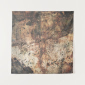 テクスチャグランジテクスチャ壁 タペストリー (正面(横))