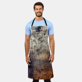 テクスチャグランジ遭難骨折 エプロン (着用した状態)