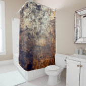 テクスチャグランジ遭難骨折 シャワーカーテン (インサイチュ)