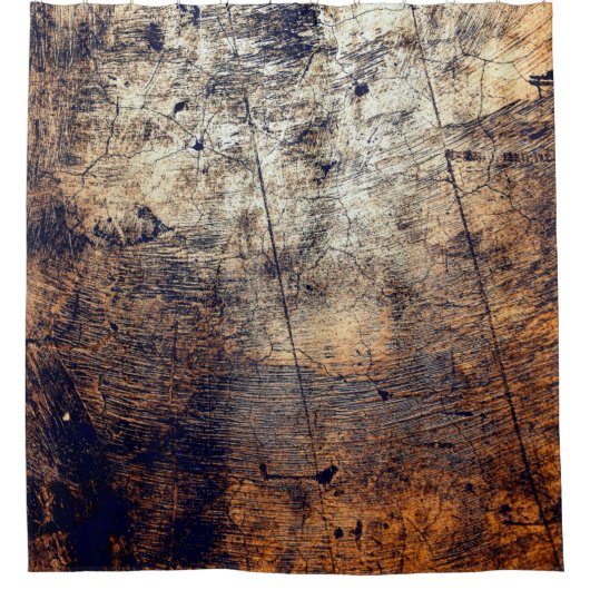 テクスチャグランジ遭難骨折 シャワーカーテン (正面)