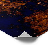 テクスチャグランジ遭難骨折 ポスター (角)