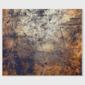 テクスチャグランジ遭難骨折 ラッピングペーパー (フラット)