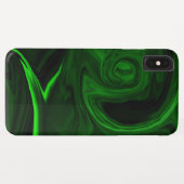 テクスチャグリーンマラカイト石コレクション Case-Mate iPhoneケース (裏面(横))
