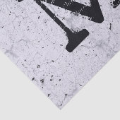 テクスチャグレーファームハウス素朴ヴィンテージモノグラム 薄葉紙 (詳細)