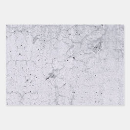 テクスチャグレーモノクロヴィンテージデ素朴コパージ ラッピングペーパーシート