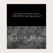 テクスチャグレー 名刺 (外部フラット)