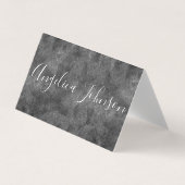 テクスチャグレー 名刺 (正面)