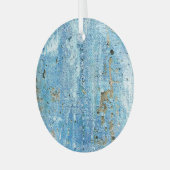 テクスチャコンクリート壁、錆の汚れ。 ガラスオーナメント (正面左)