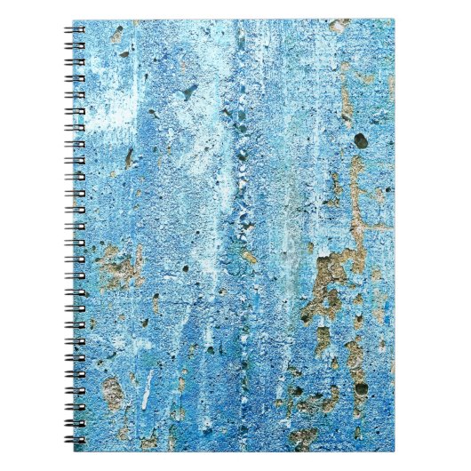 テクスチャコンクリート壁、錆の汚れ。 ノートブック (正面)