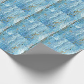 テクスチャコンクリート壁、錆の汚れ。 ラッピングペーパー (角)