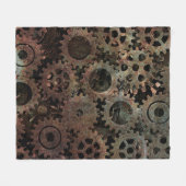 テクスチャサンプルの背景抽象芸術 フリースブランケット (正面(横))