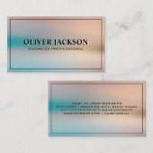 テクスチャシャインの背景 名刺 (正面/裏面)