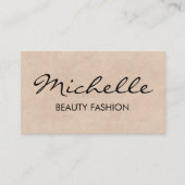 テクスチャシンプル背景 |プロフェッショナル 名刺 (正面)