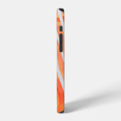 テクスチャゼブラパターン iPhoneケース (左側面)