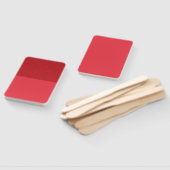 テクスチャトマトレッドパドルファン(カスタム) ハンドファン (組立なし)