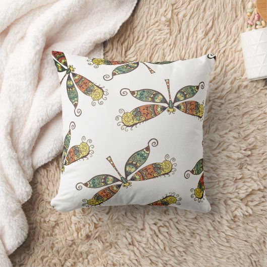 テクスチャトンボ クッション (ブランケット)