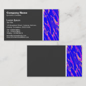 テクスチャトーン – コズミックマーブル抽象芸術 名刺 (正面/裏面)