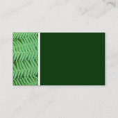 テクスチャトーン(シダ) 名刺 (裏面)