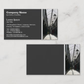 テクスチャトーン – ショッピングアーケード 名刺 (正面/裏面)