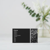 テクスチャトーン(デイジー芝高コントラストII) 名刺 (スタンド正面)