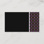 テクスチャトーン – Terrazzo 011 – 黒 名刺 (裏面)