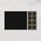 テクスチャトーン – Terrazzo 012 – 黒 名刺 (裏面)