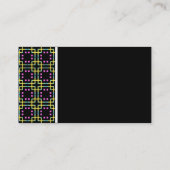 テクスチャトーン – Terrazzo 012 – 黒 名刺 (裏面)