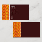 テクスチャトーン – Terrazzo 08 – ダークブラウン 名刺 (正面/裏面)