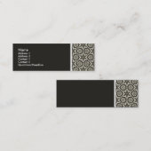 テクスチャトーン – Terrazzo Pattern 014 - (201F1B) スキニー名刺 (正面/裏面)