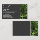 テクスチャトーン – Woodland 名刺 (正面/裏面)