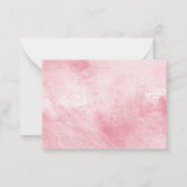 テクスチャハート教室バレンタインデーカード ノートカード (裏面)