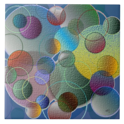 テクスチャバブル タイル (正面)