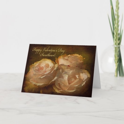 テクスチャバラバレンタインデーカード シーズンカード (正面)