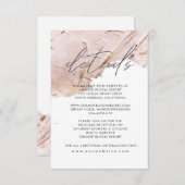 テクスチャバラフェイク金ゴールド箔詳細 エンクロージャーカード (正面/裏面)