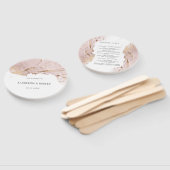 テクスチャバラフェイク金ゴールド結婚箔 ハンドファン (組立なし)