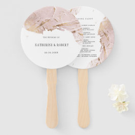 テクスチャバラフェイク金ゴールド結婚箔 ハンドファン