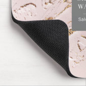 テクスチャバラ金ゴールドモダンモノグラムマウスパッド マウスパッド (コーナー)