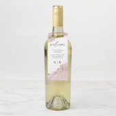 テクスチャバラ金ゴールド結婚のボトルハンガーラベル ボトルネックタグ (ボトル)