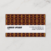 テクスチャバンド – エイリアンビー歓喜 名刺 (裏面)