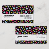 テクスチャバンド – カスケーディングカラー 名刺 (正面/裏面)