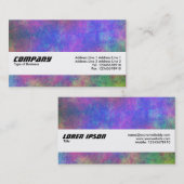 テクスチャバンド – カラフル海底 名刺 (正面/裏面)